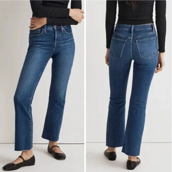 NEW Madewell Kick Out Crop Jeans in‎ Brinton Wash, 26P